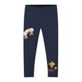 thumbnail image 3 of 2 Pack Toddler Girls Casual Skinny Pants Candy Color Printed Stretch Tights Leggings 1-8T, 3 of 5
