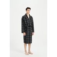 thumbnail image 3 of FELEMO Mens Short Robe Lightweight Bathrobe for Men（Grey/XL/2XL）, 3 of 3
