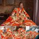 thumbnail image 2 of Manta de franela suave con forma de pizza realista, divertida y creativa, para cama, manta de comida, colcha, manta novedosa, regalo para niños y adultos, 2 of 5