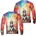 thumbnail image 3 of Hello 2025 Bernese Mountain Dog Celebrates Happy New Year Firework Balloon All Over Print 3D Sweatshirt Unisex Merch Berner Lover Gifts - 02024, 3 of 6