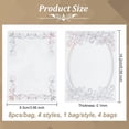 thumbnail image 2 of 32Pcs Transparent Lace Stickers 4-Style Scrapbook Decorative Frame Stickers PET Decorative Laser Vintage Stickers, 2 of 8