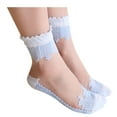 thumbnail image 2 of Lroveb Ankle Socks for Women Women's Fashion Casual Invisible Long Lace Sexy Breathable Socks, 2 of 5