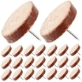 thumbnail image 1 of Shisuyan 100pcs Wooden Pushpins Multi-function Thumb Tacks Convenient Thumbtacks Photo Accessory, 1 of 8