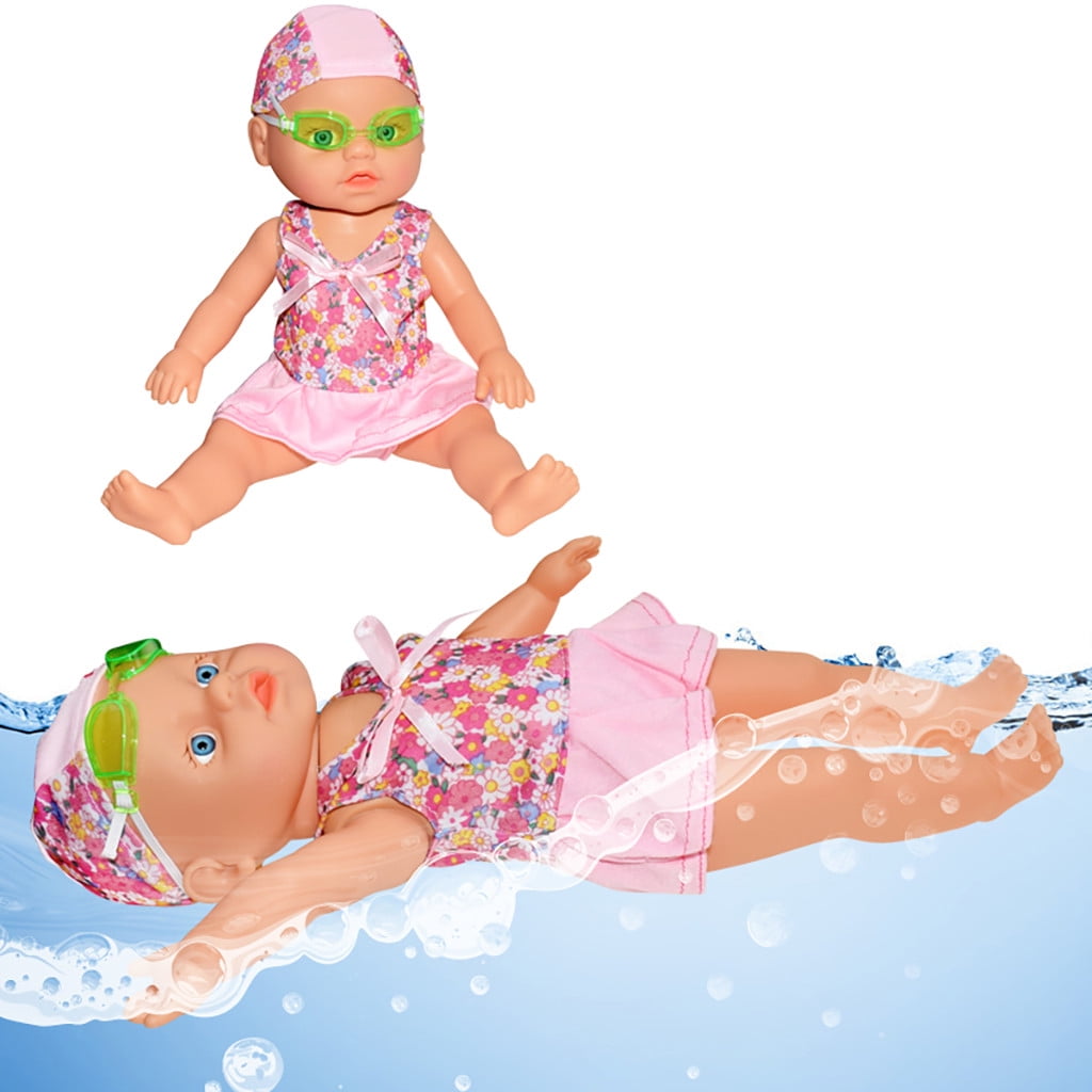 Ilh Water Fun Swimming Pool For Waterproof Electric Doll Best Gift Toy 