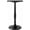 Black, variant on Small Side Table Living Room, Brown Round Corner Table for Small Spaces, Coffee Table with Solid Wood Pedestal Accent for Living Room, Corners, Bedroom, Bean Bag, Sofa Couch