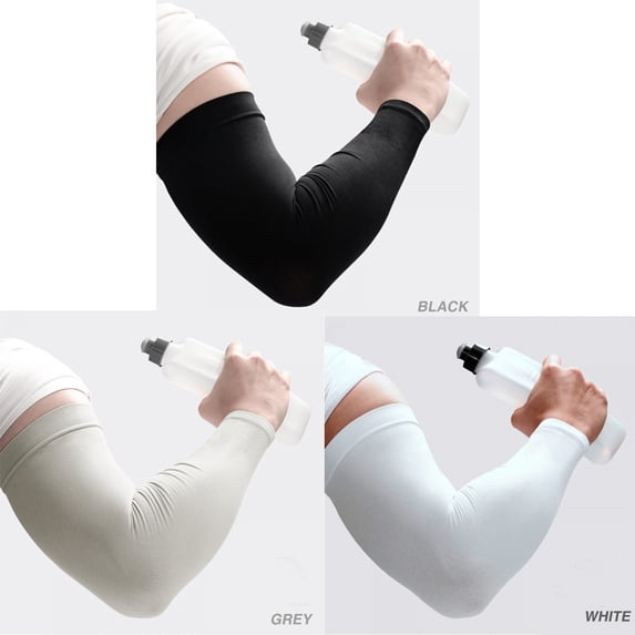 3 Pairs Arm Sleeves for Men and Women - Tattoo Cover Up - Cooling Sports Sleeve for Basketball Golf Football