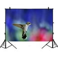 thumbnail image 1 of EREHome 7x5ft Toile de Fond de Photographie Polyester Colibri pour Studio Prop Photo Fond, 1 of 3