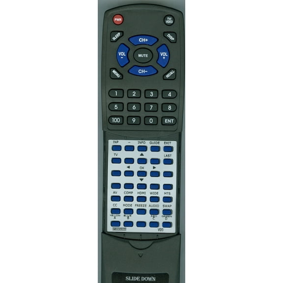 Replacement Remote for VIZIO 0980-0305-0030, 098003050030, RT098003050030, VUR8M, SV471XVT, VF551XVT1A, VF551XVT2A, SV421XVT, VP504FHDTV10A