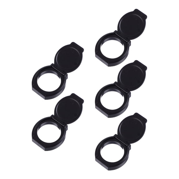 ETHZZLE 5-Pack Black Webcam Privacy Cover Stickers for Laptop, Phone, Tablet Cameras - Secure Your Device Lens
