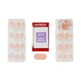thumbnail image 5 of Kiss Impress Press On Nails Almond, ‘Aura’, White, Medium Length, 30 Count, 5 of 11