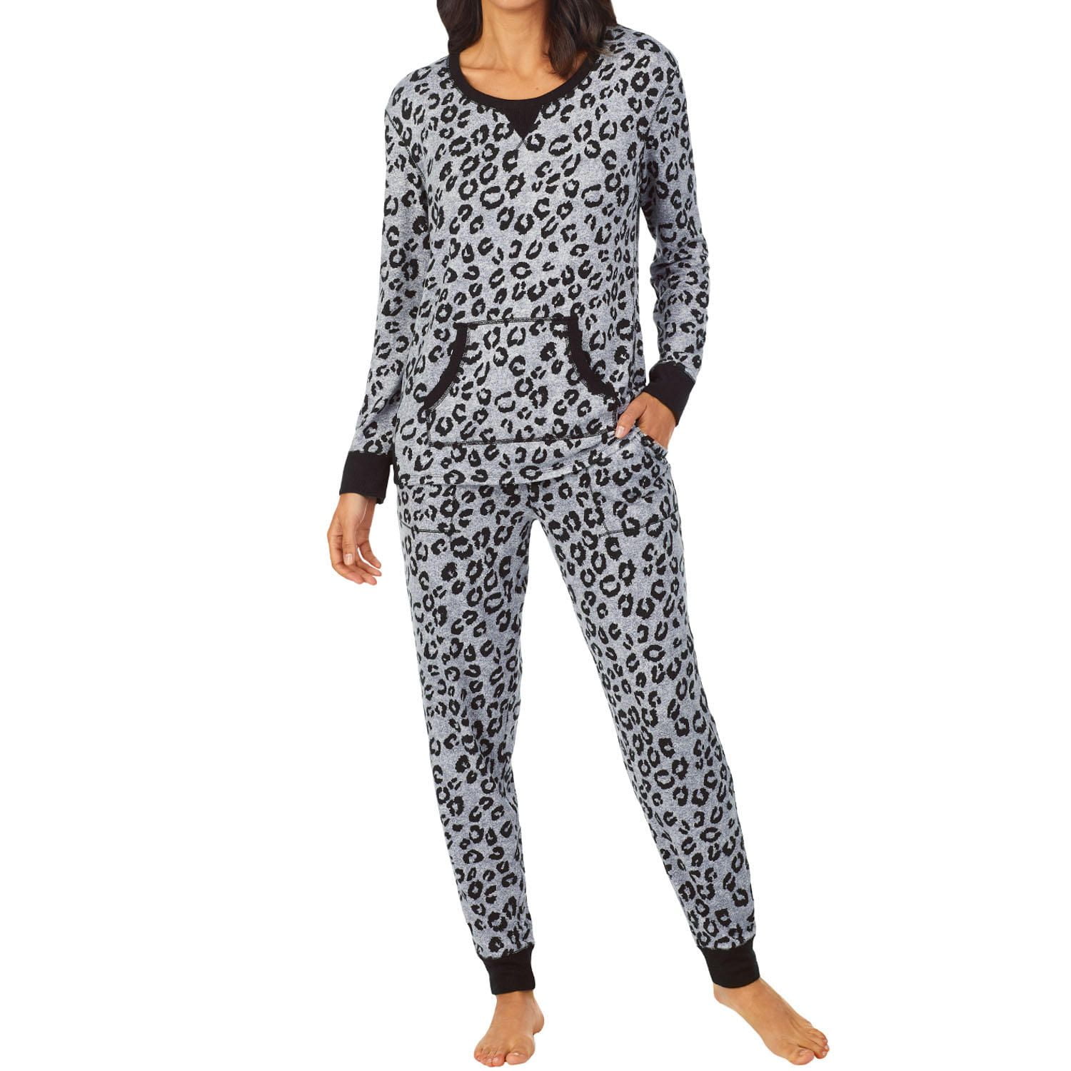 CUDDL DUDS Ladies 2 Piece Brushed 