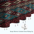 thumbnail image 6 of Colorful Geometric Striped Pattern Shower Curtain 72"x84" ,Bathroom Decorative Shower Curtains Set with 12 Hooks,Modern Waterproof Washable Shower Curtain, 6 of 6