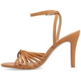 thumbnail image 3 of Journee Womens Vanita Multi Strap Stiletto Open Toe Dress Sandals, Widths Available, 3 of 9