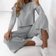 thumbnail image 1 of ICHUANYI Clearance Women's Summer New Solid Color Fashion Set Casual Solid Cotton Linen Sleeveless Two Piece Set(Gray, XL) ICHUANYI WER2023081501846, 1 of 6