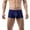 Navy, variant on Jgppe Mens Ice Silk Briefs with Pouch Boxer Brief Silky Breathable Wicking Short Leg Underpants Trunks