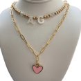 thumbnail image 2 of Gold and Pearl Initial Necklace, 2 of 6