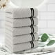 thumbnail image 1 of Juego de toallas de baño de 5 piezas, toallas de algodón de 73 x 34 cm, juego completo suave, absorbente y de secado rápido para artículos esenciales de baño y spa en el hogar (marrón), 1 of 8