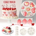 thumbnail image 2 of Heart Shaped Silicone Molds, Valentine's Day Baking Mold, Fondant Chocolate Candy Molds, Romantic Cake Decorating Tools, Flexible Baking Cupcake Molds, DIY Dessert Making Kit, 2 of 3