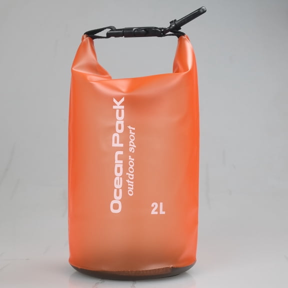 Bowayaoa PVC Waterproof Dry Bag, Lightweight Compressible Outdoor Storage Pouch, Portable Water Resistant Sack for Swimming Rafting Camping Hiking Travel Personal Belongings