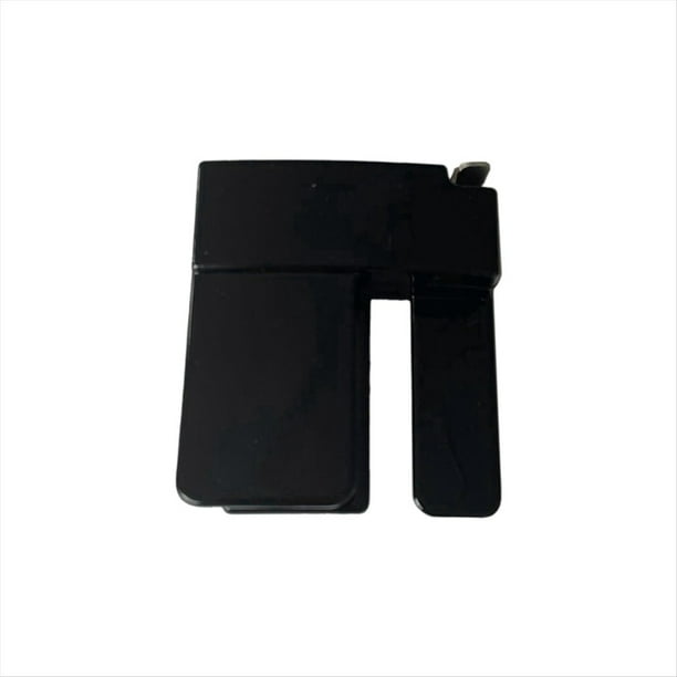 Hebilla de Ajuste Extraíble Lazy Aprieta la Cintura Pantalones Clip de Hebilla de Cintura Clip de Cinturón Elástico Plegable Negro
