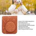 thumbnail image 3 of Instant Camera Carrying Case, Instant Camera Bag Storage Detachable Shoulder Strap Adjustable  for Taking a Photo Black Lace,White Lace,Brown Embossment,Light Pink Embossment,Dark, 3 of 7