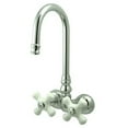 thumbnail image 2 of Kingston Brass Cc80T1 Hi-Rise Spout Clawfoot Tub Filler - Polished Chrome Finish, 2 of 2