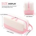 thumbnail image 2 of -Estuche para lápices con asa, estuche suave para bolígrafos, organizador de útiles escolares para adolescentes, niñas y adultos-, 2 of 5