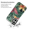 thumbnail image 2 of Compatible with iPhone 11 12 13 mini 14 15 16 Pro Max Plus Wallet Case with Card Holder, PU Leather Kickstand Card Slots Case ( Leaf Flowers Nordic Tropical Plants, iPhone 11 Pro Max), 2 of 7