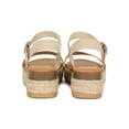 thumbnail image 4 of Women Espadrille Stitched Open Toe Flatform Sandal 18672, 4 of 6
