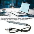 thumbnail image 4 of Computer Docking Station, Plug And Play Fast Heat Dissipation Aluminum Alloy USB 3.0 Splitter  For Electronic Equipment, 4 of 8