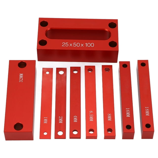 Height Gauge Set, 9 Sizes Aluminum Alloy Setup Bars Easy Operation Multifunctional For Woodwork Measurement