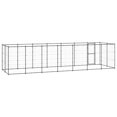 thumbnail image 3 of vidaXL Outdoor Dog Kennel Steel 16.94 m², 3 of 4