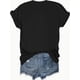 thumbnail image 2 of [Soft T-Shirt] Soft, Breathable Women's Skull Print T-Shirt | Short Sleeve Tee with Gothic Coffin Design for Casual & outdoor Wear, Black, Fitness apparel, 2 of 6