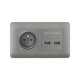 thumbnail image 1 of Enchufe de Pared de Plástico Zulema Doble USB Estándar Francés, 1 of 7