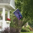 thumbnail image 6 of 24x36 inch Garden Hanging Flag Square Double Sided Flag Garden Garage nd Patio Decorative Flag Night Scene and Butterflies, 6 of 6