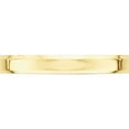thumbnail image 3 of 10K Yellow Gold 10Ky 3mm Bevel Edge Comfort Fit Band Size 9 Made In United States 1bec030-9, 3 of 5