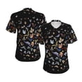 thumbnail image 3 of Yiaed Butterfly1 Print Women's T Shirt V-Neck Short Sleeve Shirt Casual Breathable Tee Summer Tops-Medium, 3 of 5