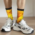 thumbnail image 6 of Bingfone Compression Socks for Women and Men Long Socks for Running Athletic Cycling Nurse- 3D Sunflowers, 6 of 6