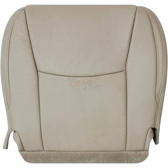 Auto Champ Of Texas - Driver Side Bottom Replacement Leather Seat Cover, Tan (Compatible with 2003-2009 Lexus GX470)