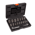 thumbnail image 1 of Juego Extractor De Tornillos Y Tuercas 18 Piezas Negro, 1 of 5