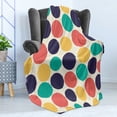 thumbnail image 4 of Abstract Soft Flannel Fleece Blanket, Pattern of Watercolor Polka Dots Blots in Soft Colors Modern Grunge Illustration, Cozy Plush for Indoor and Outdoor Use, 50" x 70", Multicolor, by Ambesonne, 4 of 5