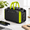 Green, variant on 155Wh Black Orange Portable Solar Generator Kit with 30W Panel