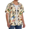 thumbnail image 2 of PAYOHTO Canada Places concept Mens Hawaiian Casual Short-sleeved Shirt Tropical Summer Beach Button Down Shirts, 2 of 7