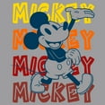 thumbnail image 2 of Girl's Mickey & Friends Mickey Mouse Classic Name Stack  Graphic Tee White Small, 2 of 4