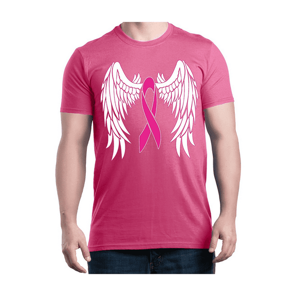 Men's T-Shirt Short Sleeve - Cancer Ribbon