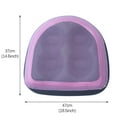 thumbnail image 3 of Adjustable Inflatable Spa Cushion with Suction Cups - Water-Filled Hot Tub Seat & Backrest for Adults, Heavy Duty PVC Floating Chair for Jacuzzi Relaxation, 3 of 4