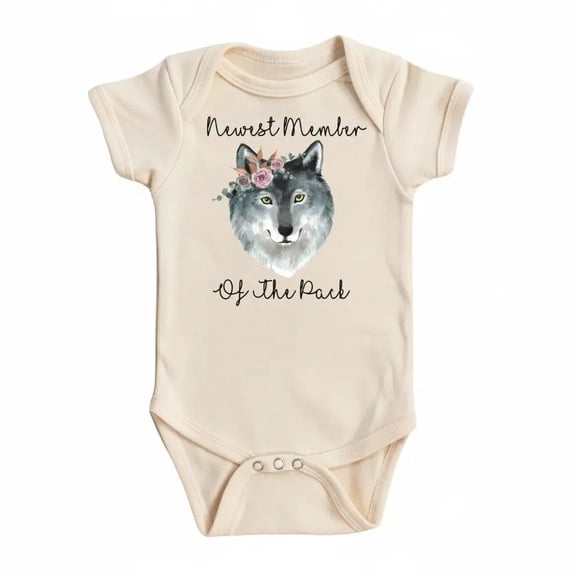 Wolf Pack Newborn Baby Bodysuit