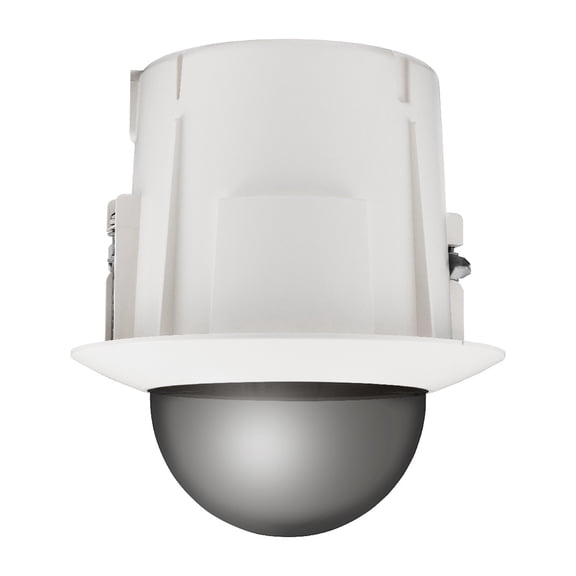 Hanwha Vision SHP-3701FB In-Ceiling Flush Mount,Tinted Bubble,Ivory