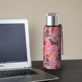thumbnail image 5 of 20 Oz Chihuahua and Flower Florals Coffee Tumbler Double Wall Insulated Stainless Steel Water Bottle | Metal Reusable Thermoses Flask with Cup Cap | Leak & Sweat Proof with Anti-Dust Lid, 5 of 7