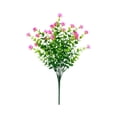thumbnail image 2 of Safeglitz Outdoor Artificial Plants, Balcony & Patio Privacy Screen, Maintenance-Free Year-Round, UV Protected Plastic Shrubs, 7 Stems, 15 Inch Height, 2 of 9